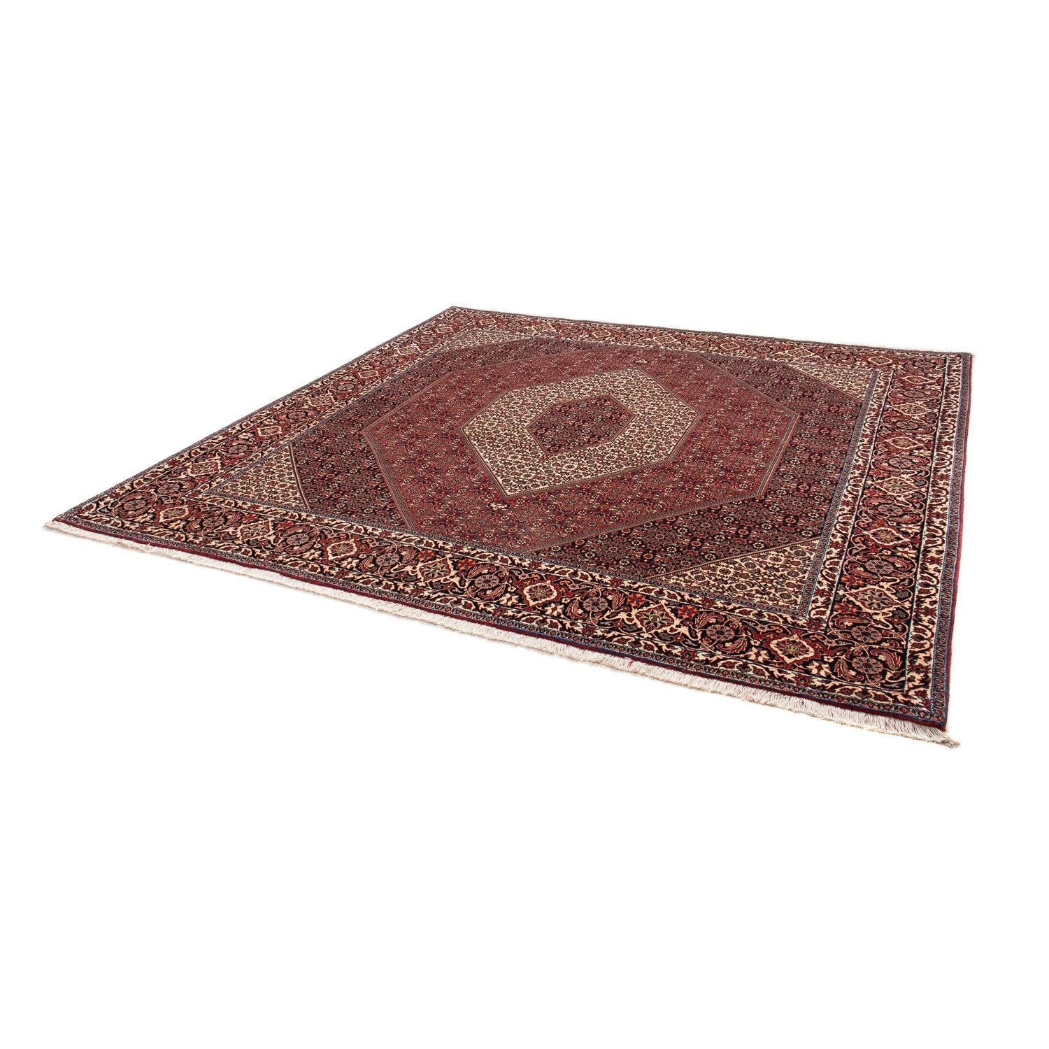 Tappeto Persero - Bidjar quadrato  - 250 x 250 cm - rosso scuro