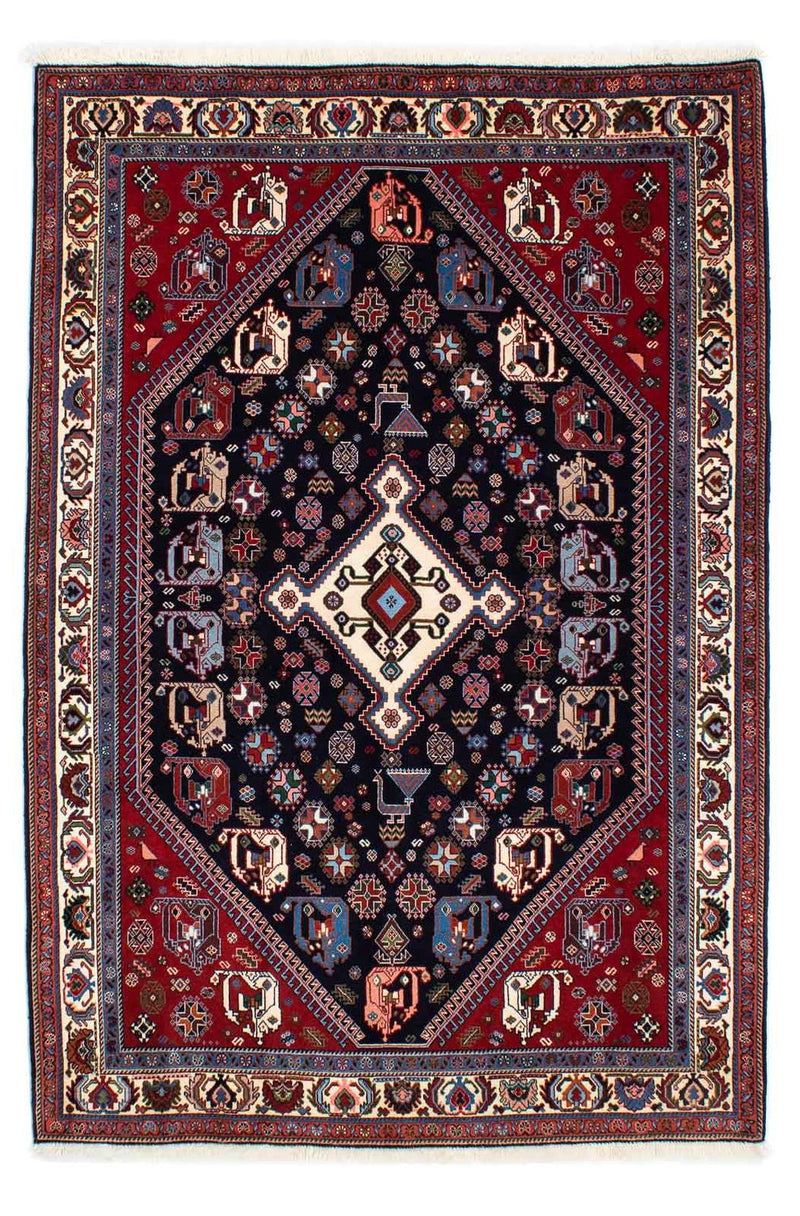 Tappeto Gabbeh - Kashkuli Persero - 212 x 143 cm - blu scuro