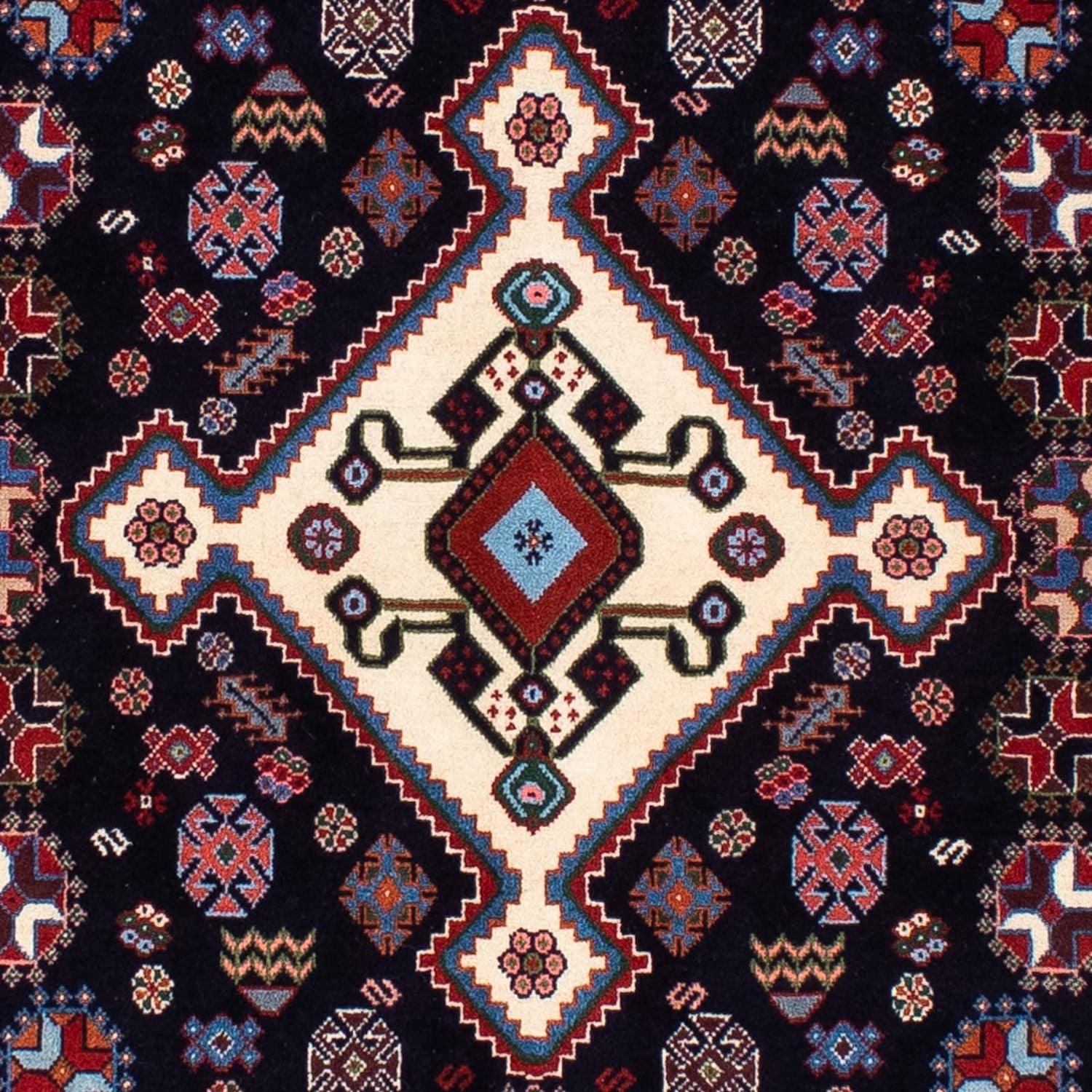 Tappeto Gabbeh - Kashkuli Persero - 212 x 143 cm - blu scuro