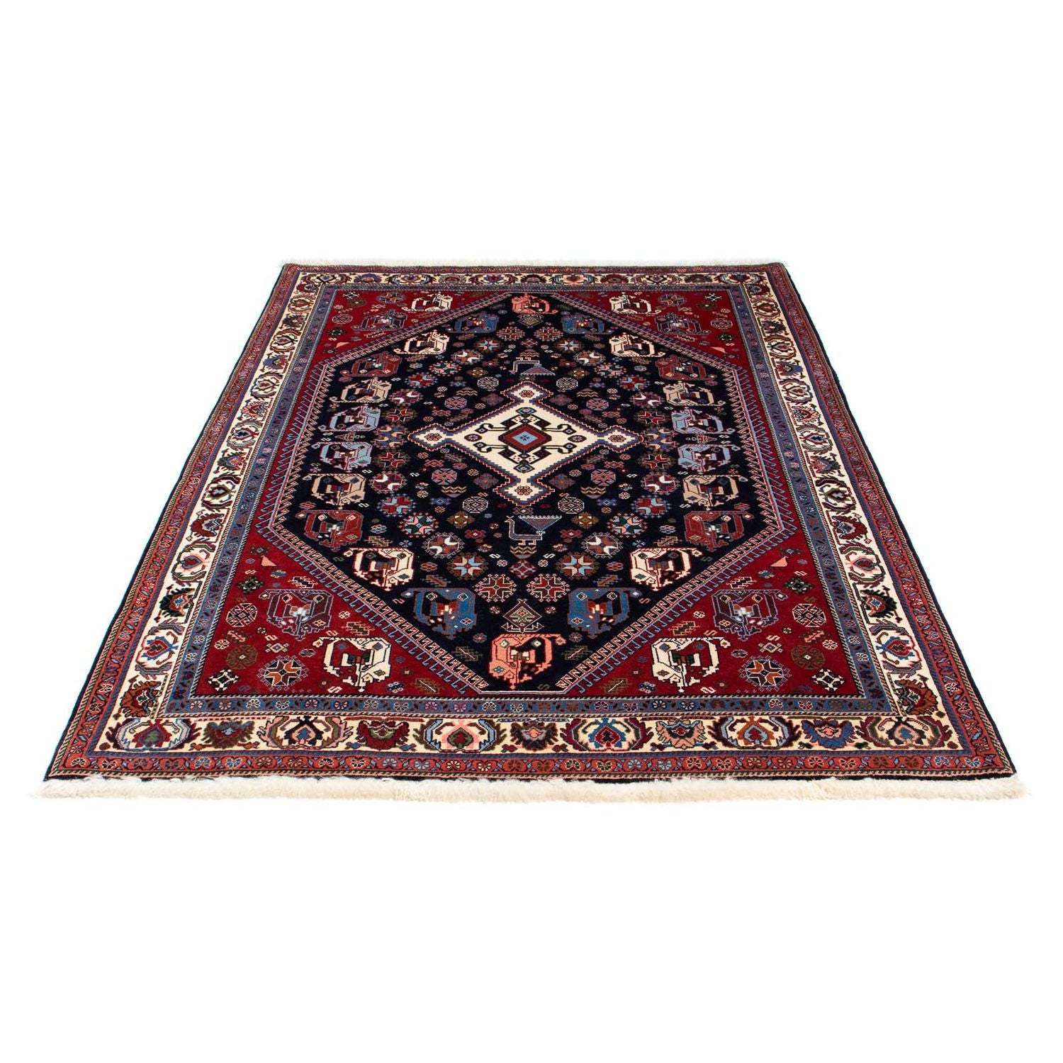 Tappeto Gabbeh - Kashkuli Persero - 212 x 143 cm - blu scuro