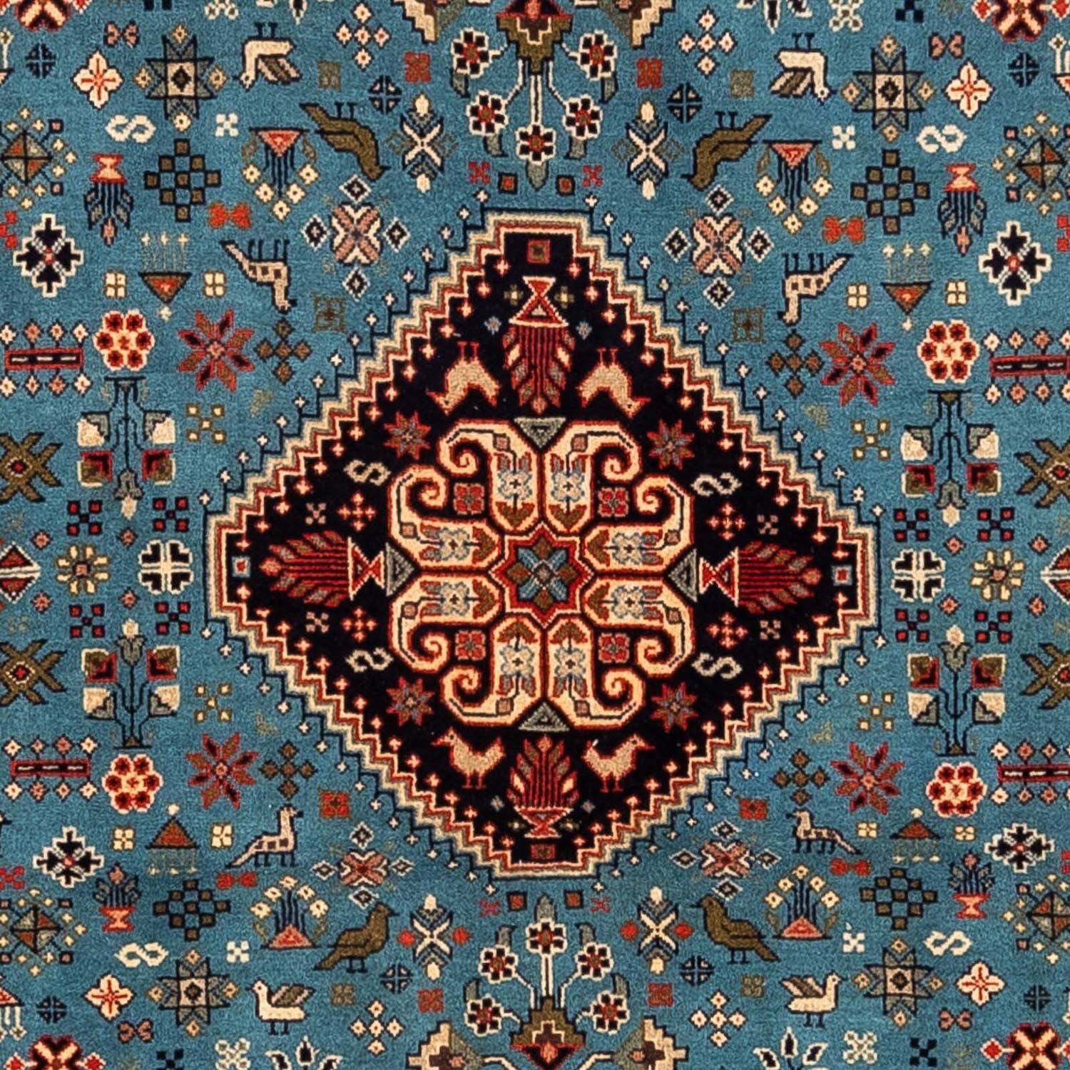 Tappeto Persero - Nomade quadrato  - 214 x 200 cm - blu