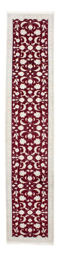 Tappeto corsia Tappeto Persero - Nain - 398 x 84 cm - rosso scuro