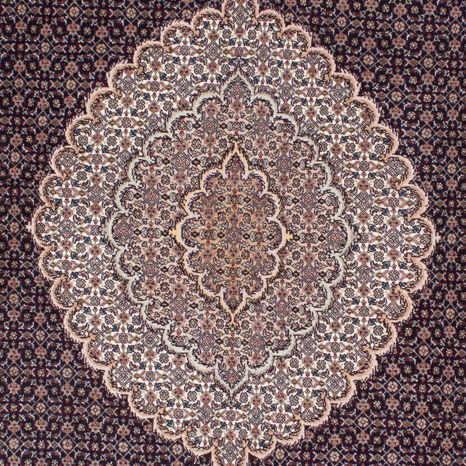 Tappeto Persero - Tabriz - 213 x 151 cm - blu scuro