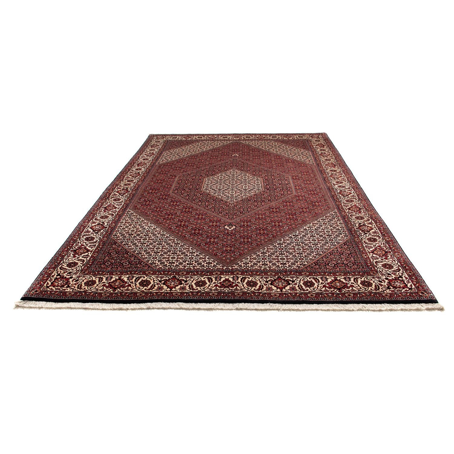 Tappeto Persero - Bidjar - 304 x 204 cm - rosso scuro