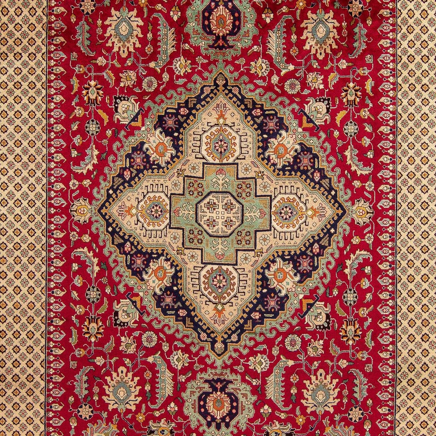Tappeto Persero - Tabriz - 400 x 305 cm - rosso
