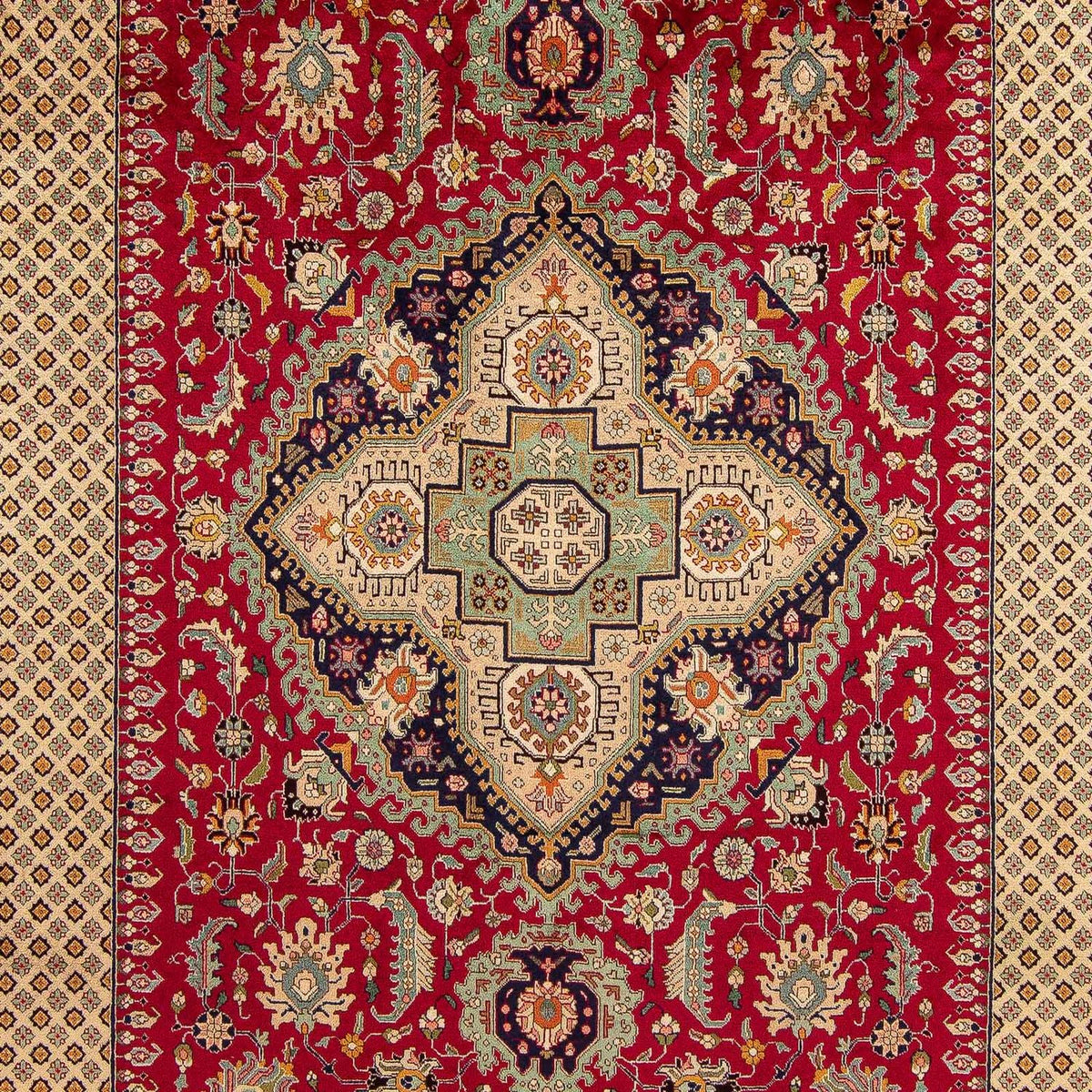 Tappeto Persero - Tabriz - 400 x 305 cm - rosso