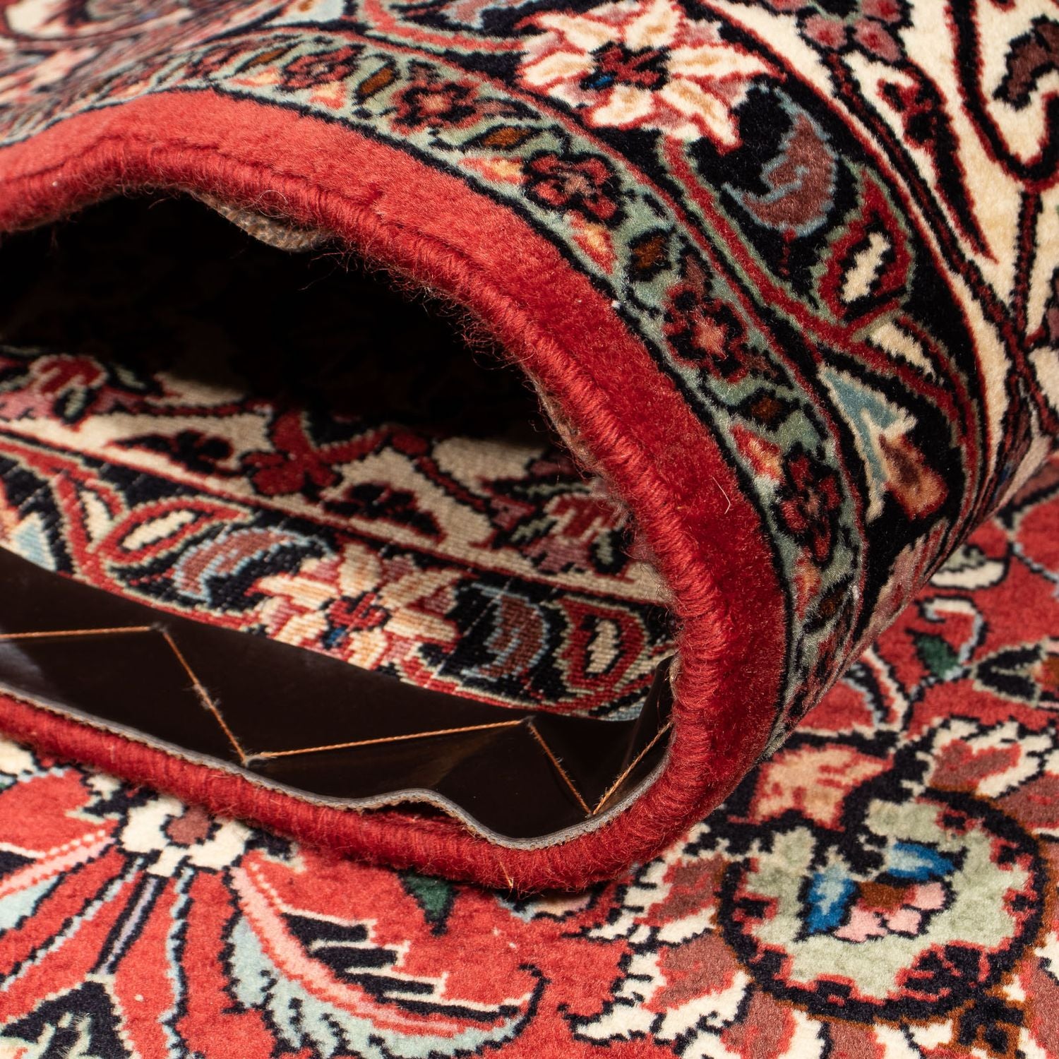 Tappeto Persero - Bidjar - 286 x 202 cm - rosso scuro