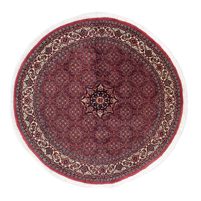 Tappeto Persero - Bidjar rotondo  - 150 x 150 cm - rosso scuro