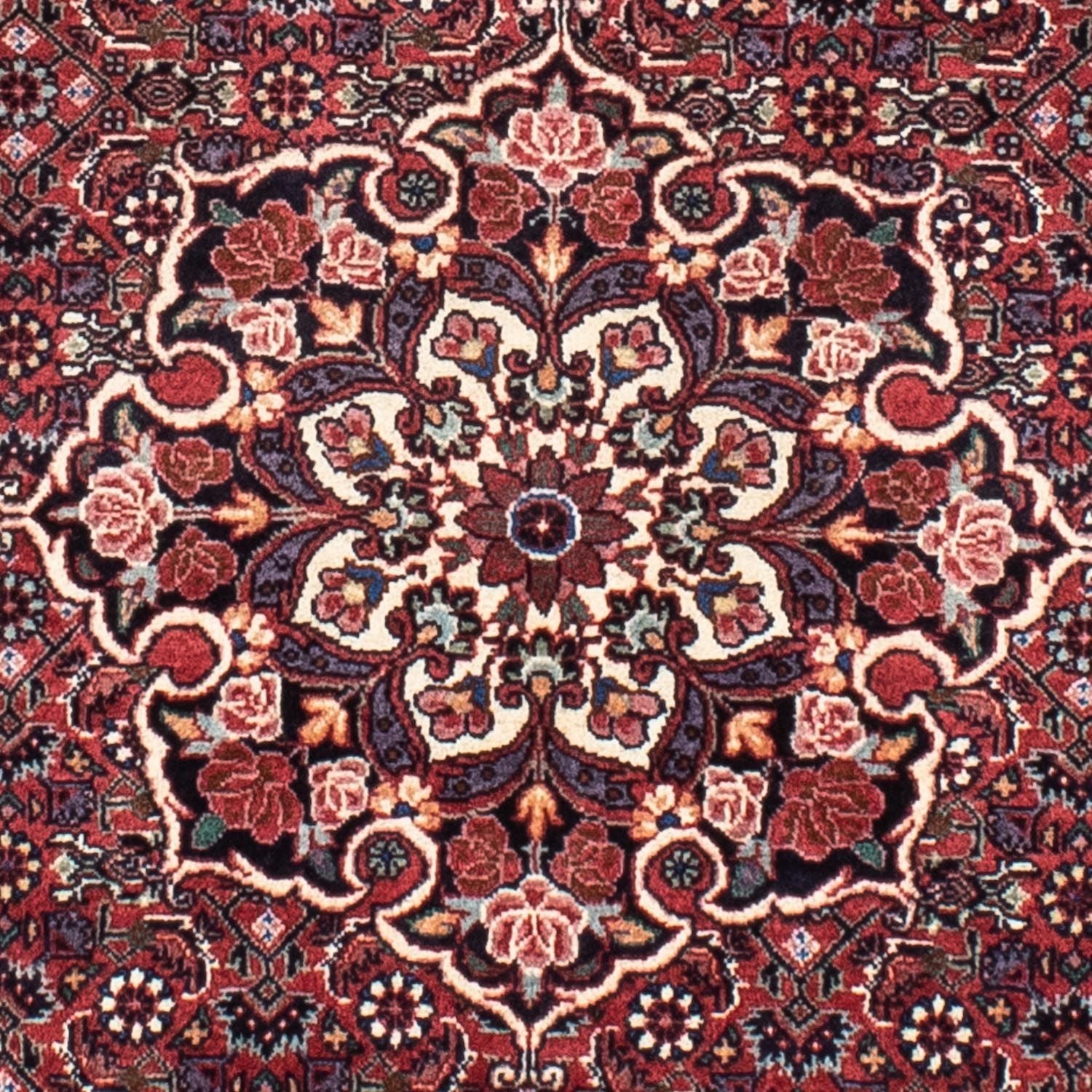 Tappeto Persero - Bidjar rotondo  - 100 x 100 cm - rosso scuro