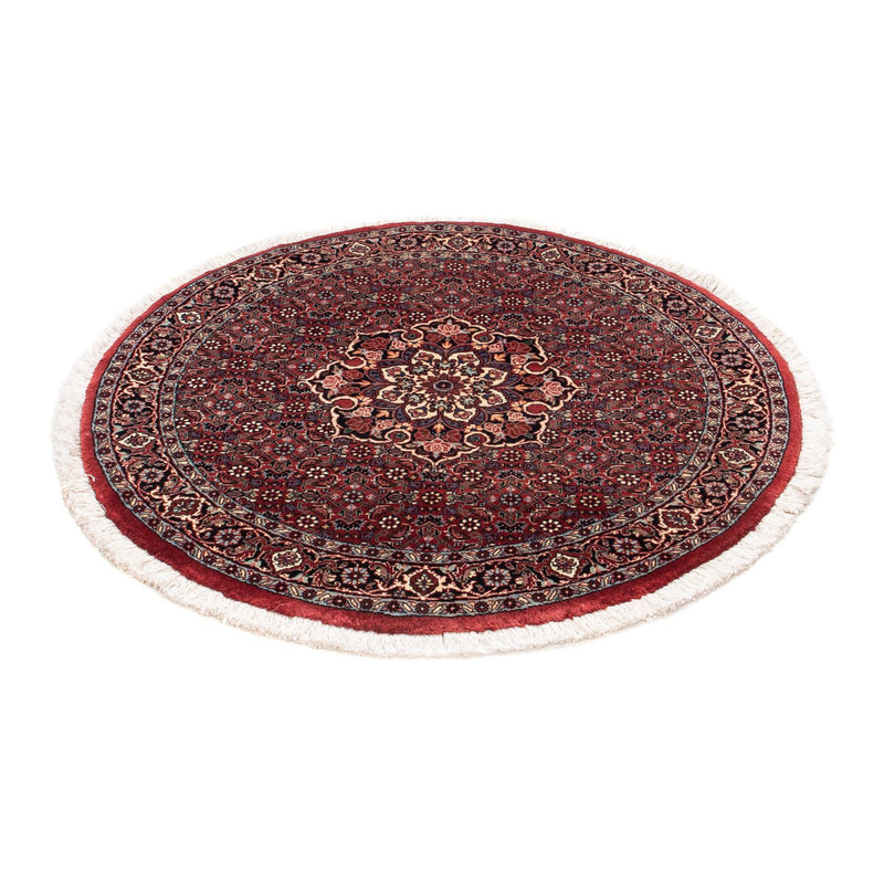 Tappeto Persero - Bidjar rotondo  - 100 x 100 cm - rosso scuro