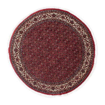 Tappeto Persero - Bidjar rotondo  - 150 x 150 cm - rosso scuro