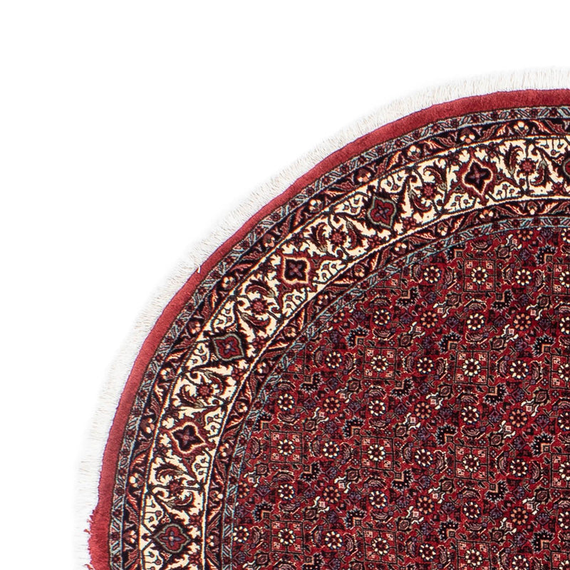 Tappeto Persero - Bidjar rotondo  - 150 x 150 cm - rosso scuro