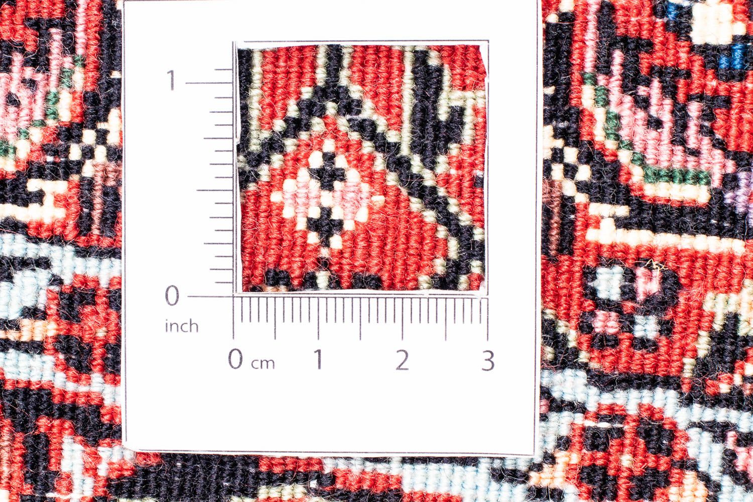 Tappeto Persero - Bidjar rotondo  - 150 x 150 cm - rosso scuro