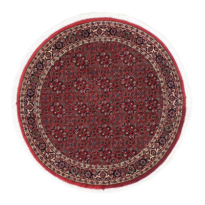 Tappeto Persero - Bidjar rotondo  - 105 x 105 cm - rosso scuro