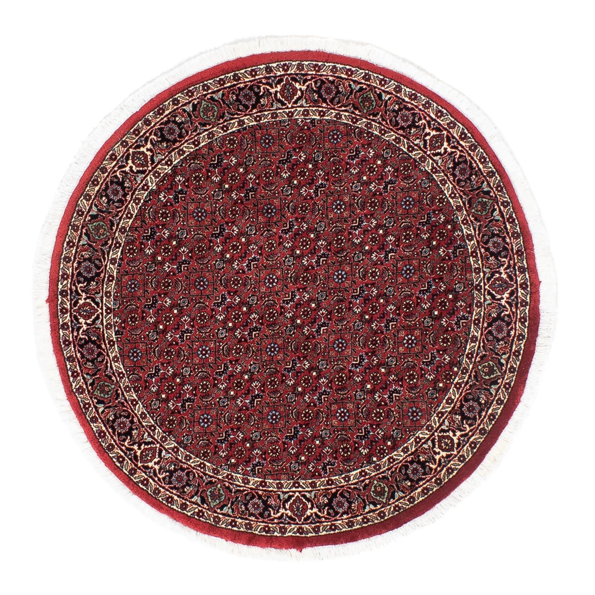Tappeto Persero - Bidjar rotondo  - 105 x 105 cm - rosso scuro