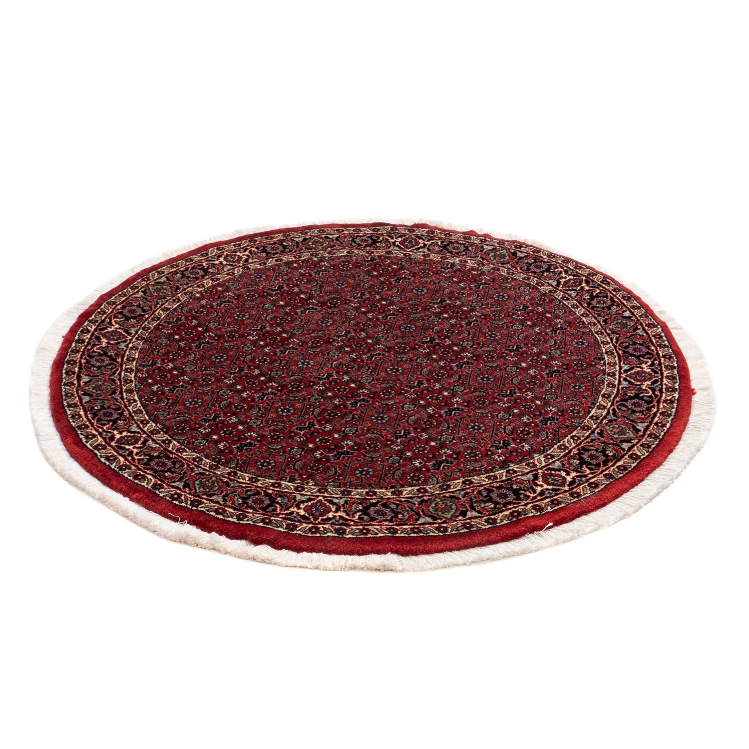 Tappeto Persero - Bidjar rotondo  - 105 x 105 cm - rosso scuro