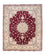 Tappeto Persero - Tabriz - Reale - 293 x 248 cm - rosso scuro