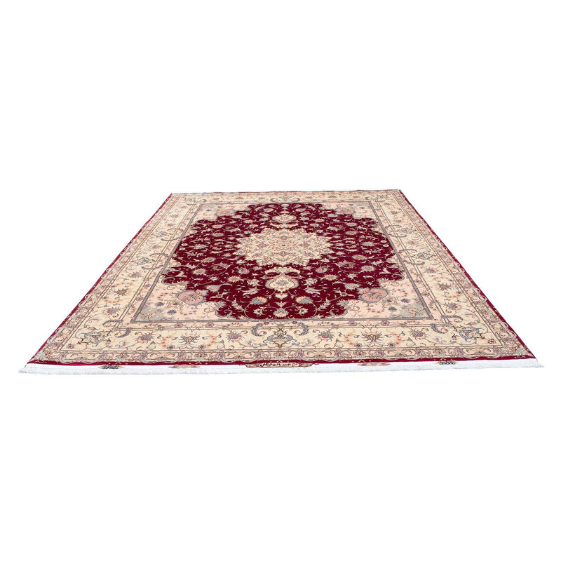 Tappeto Persero - Tabriz - Reale - 293 x 248 cm - rosso scuro