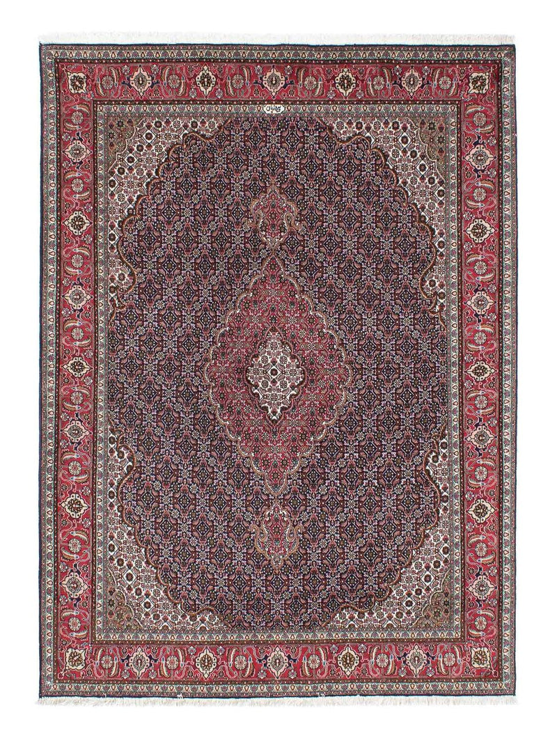 Tappeto Persero - Tabriz - 208 x 146 cm - blu scuro