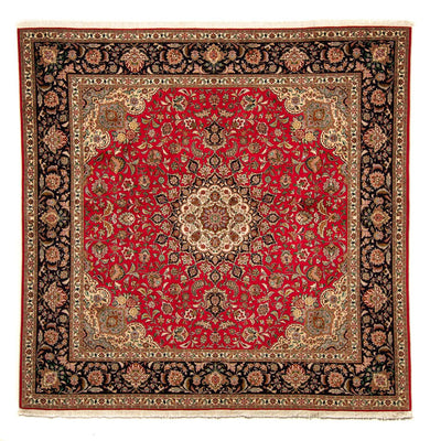 Tappeto Persero - Tabriz - Reale quadrato  - 251 x 251 cm - rosso