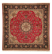 Tappeto Persero - Tabriz - Reale quadrato  - 251 x 251 cm - rosso