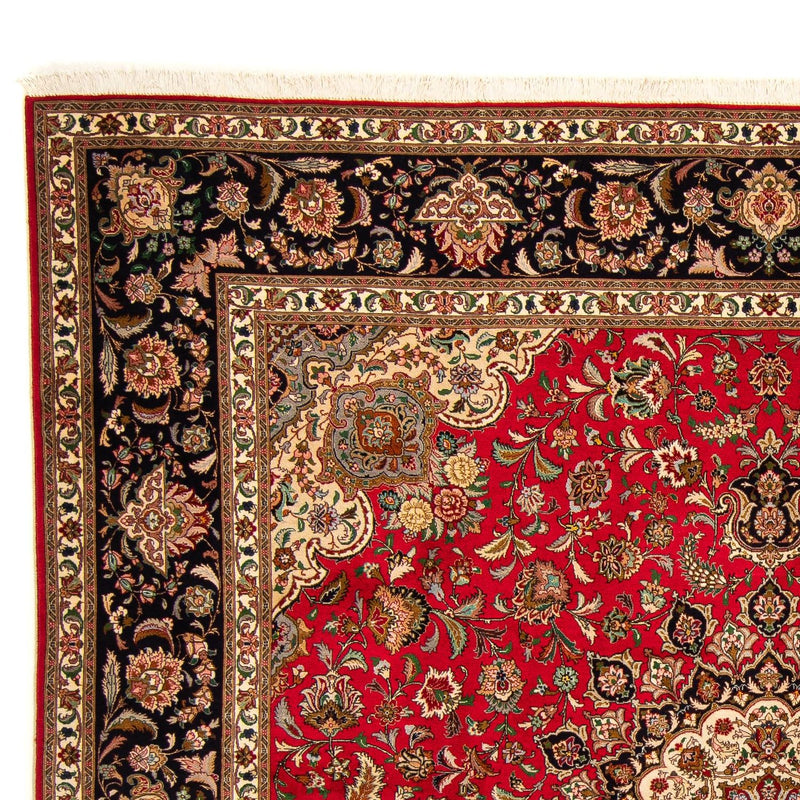 Tappeto Persero - Tabriz - Reale quadrato  - 251 x 251 cm - rosso