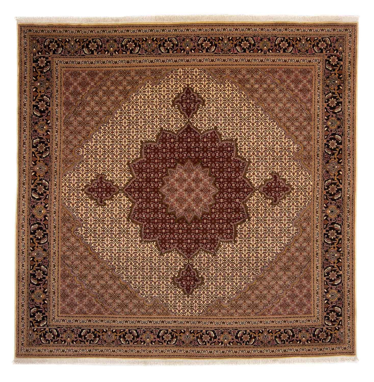 Tappeto Persero - Tabriz - Reale - 351 x 252 cm - marrone