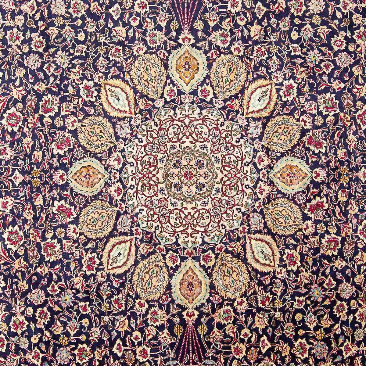 Tappeto Persero - Tabriz - Reale - 436 x 292 cm - blu scuro
