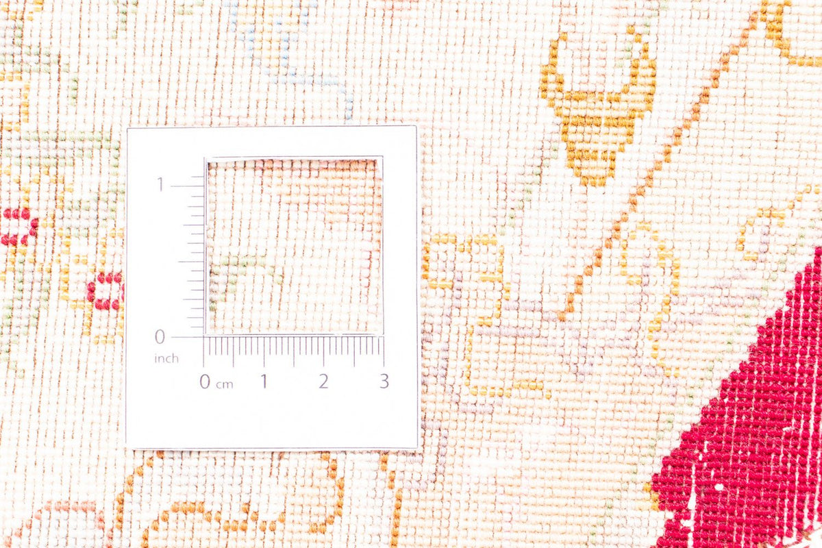 Tappeto Persero - Tabriz - Reale rotondo  - 150 x 150 cm - rosso scuro