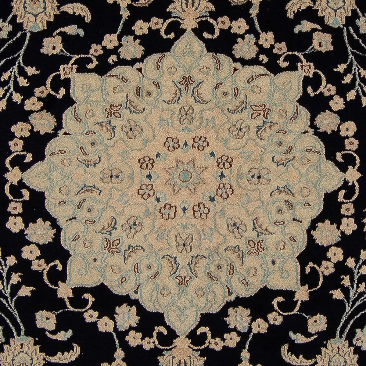 Tappeto Persero - Nain - 348 x 250 cm - blu scuro