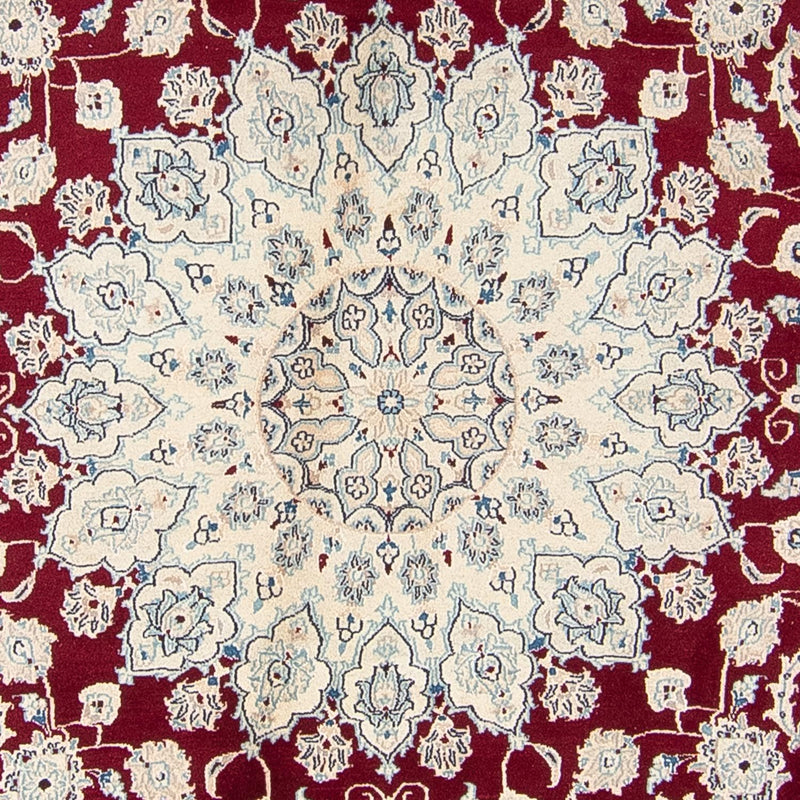 Tappeto Persero - Nain rotondo  - 302 x 302 cm - rosso scuro