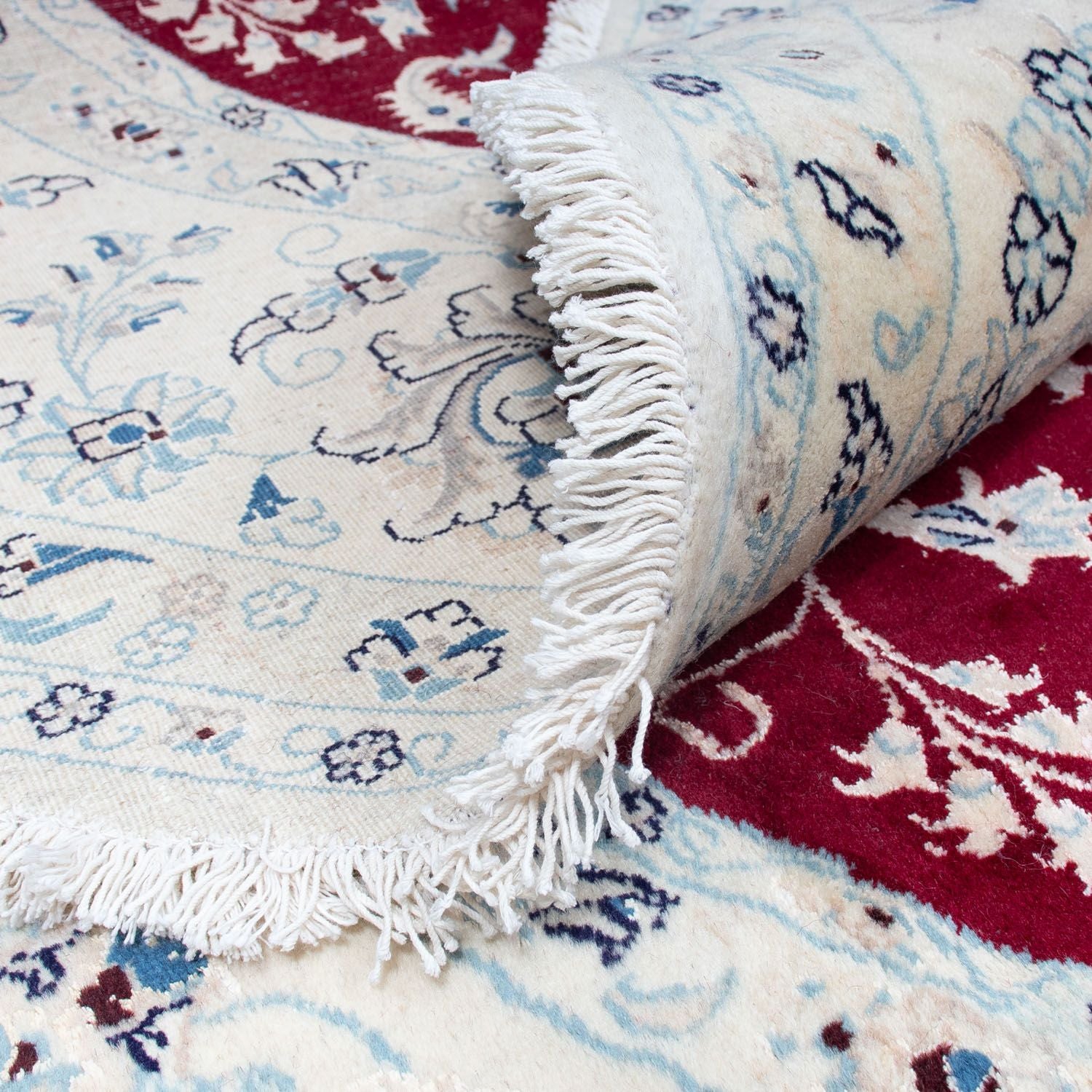 Tappeto Persero - Nain rotondo  - 302 x 302 cm - rosso scuro