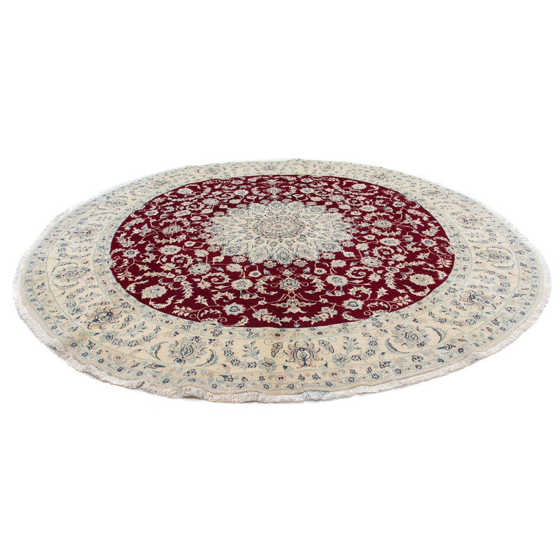 Tappeto Persero - Nain rotondo  - 302 x 302 cm - rosso scuro