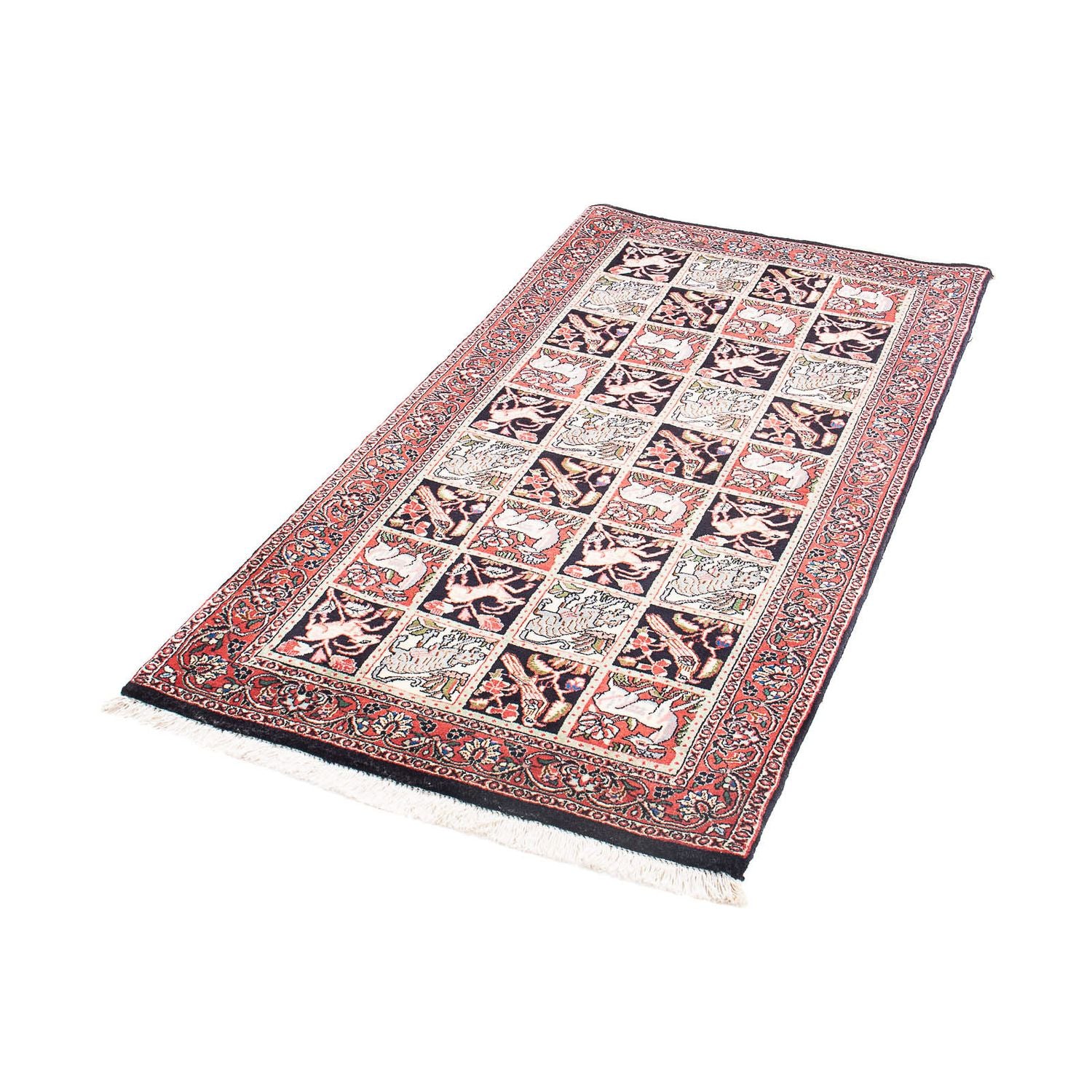 Tappeto Persero - Bidjar - 138 x 71 cm - rosso chiaro