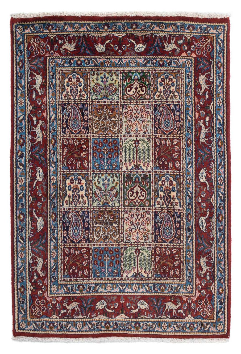 Tappeto Persero - Classico - 140 x 95 cm - rosso scuro