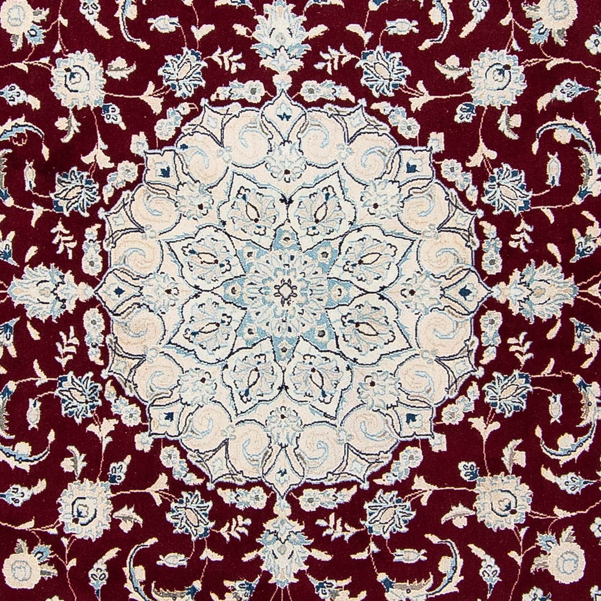 Tappeto Persero - Nain rotondo  - 297 x 297 cm - rosso scuro