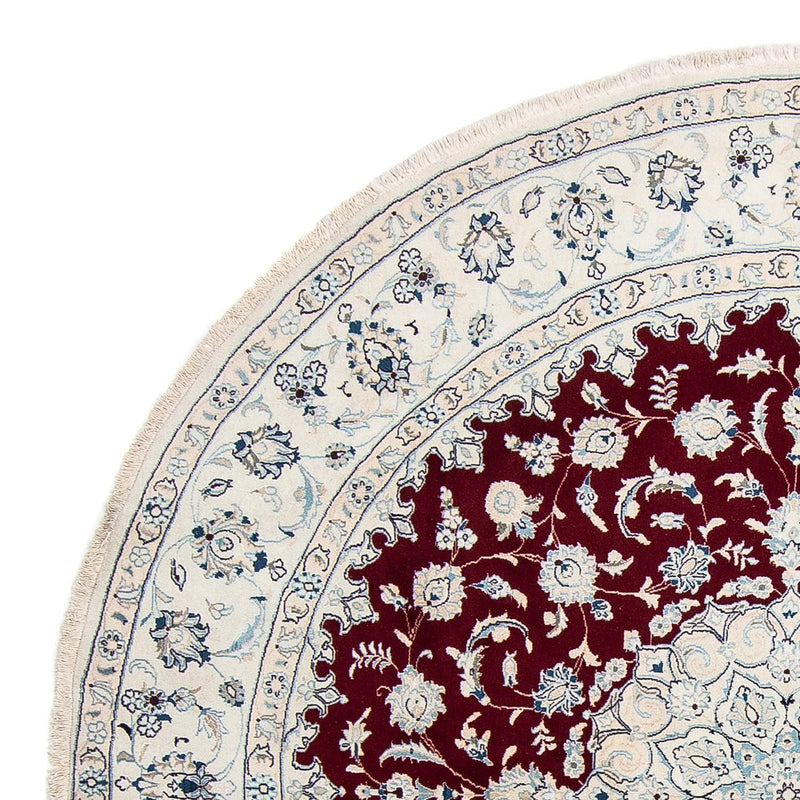 Tappeto Persero - Nain rotondo  - 297 x 297 cm - rosso scuro