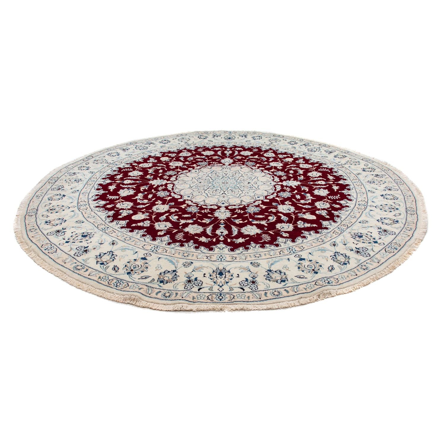 Tappeto Persero - Nain rotondo  - 297 x 297 cm - rosso scuro