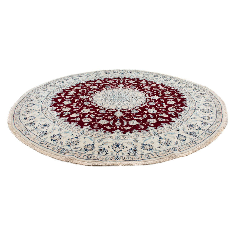 Tappeto Persero - Nain rotondo  - 297 x 297 cm - rosso scuro