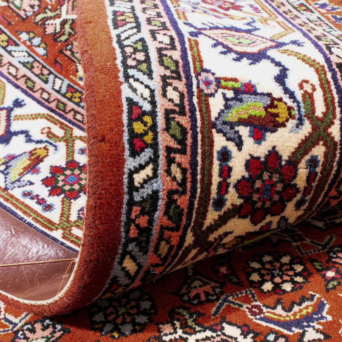 Tappeto Persero - Bidjar - 160 x 108 cm - rosso scuro