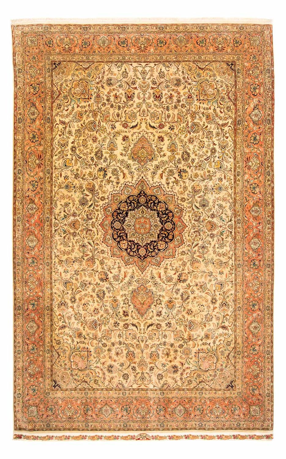 Tappeto Persero - Tabriz - Premio - 320 x 201 cm - marrone