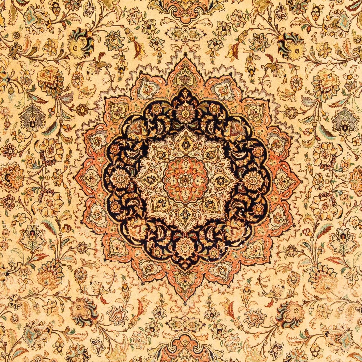 Tappeto Persero - Tabriz - Premio - 320 x 201 cm - marrone