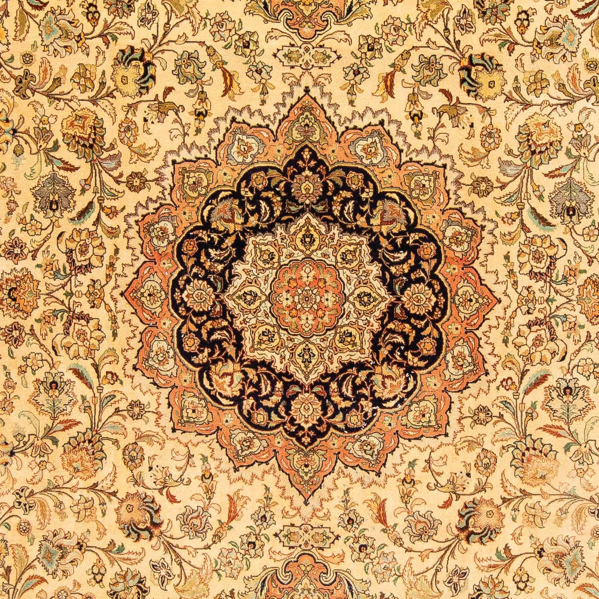 Tappeto Persero - Tabriz - Premio - 320 x 201 cm - marrone