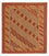 Tappeto Kelim - Orientale quadrato  - 165 x 161 cm - rosso scuro