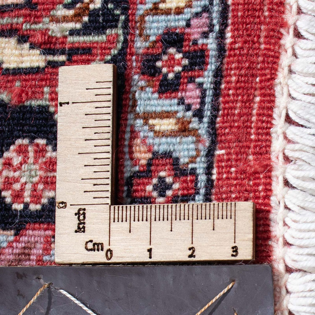 Tappeto Persero - Bidjar - 340 x 300 cm - rosso scuro