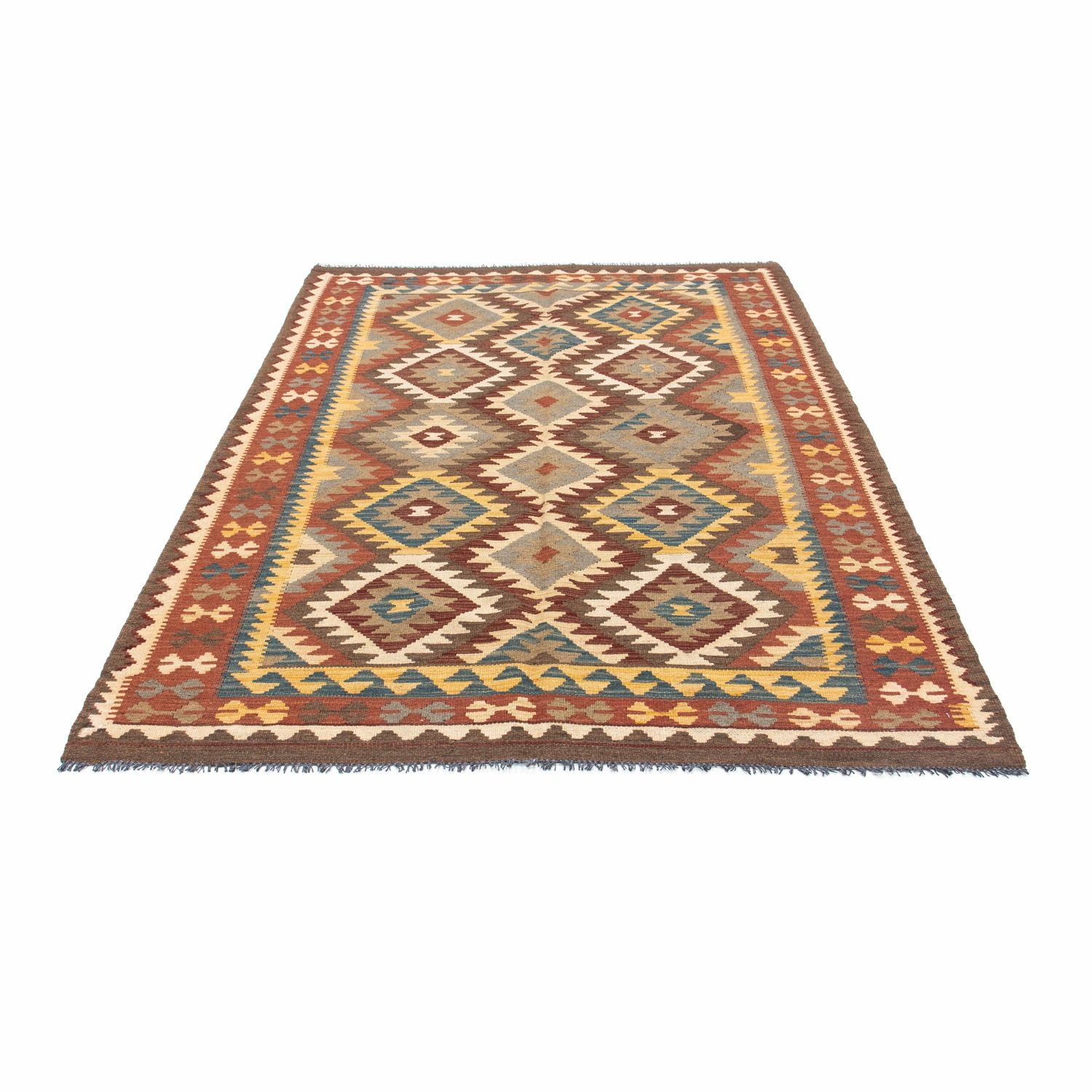 Tappeto Kelim - Orientale - 210 x 150 cm - marrone chiaro
