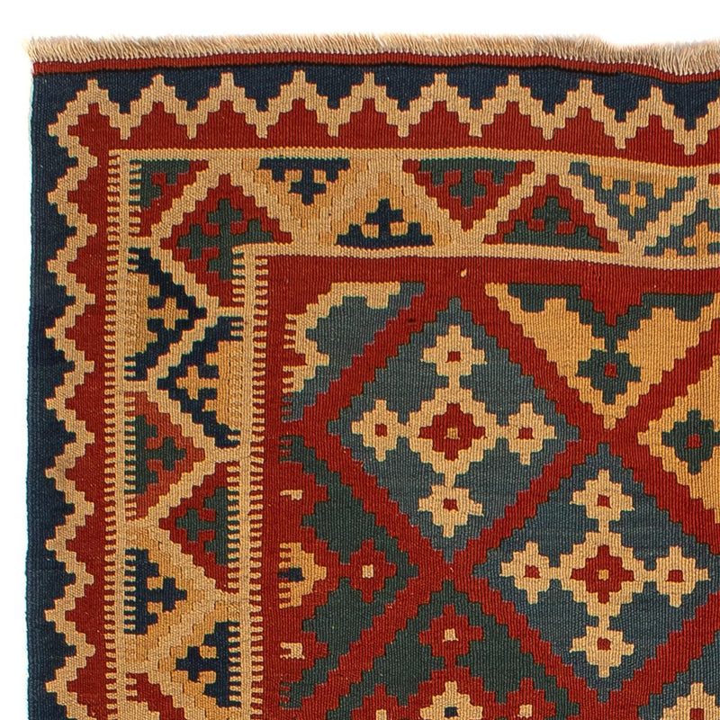 Tappeto Kelim - Orientale - 196 x 155 cm - rosso scuro