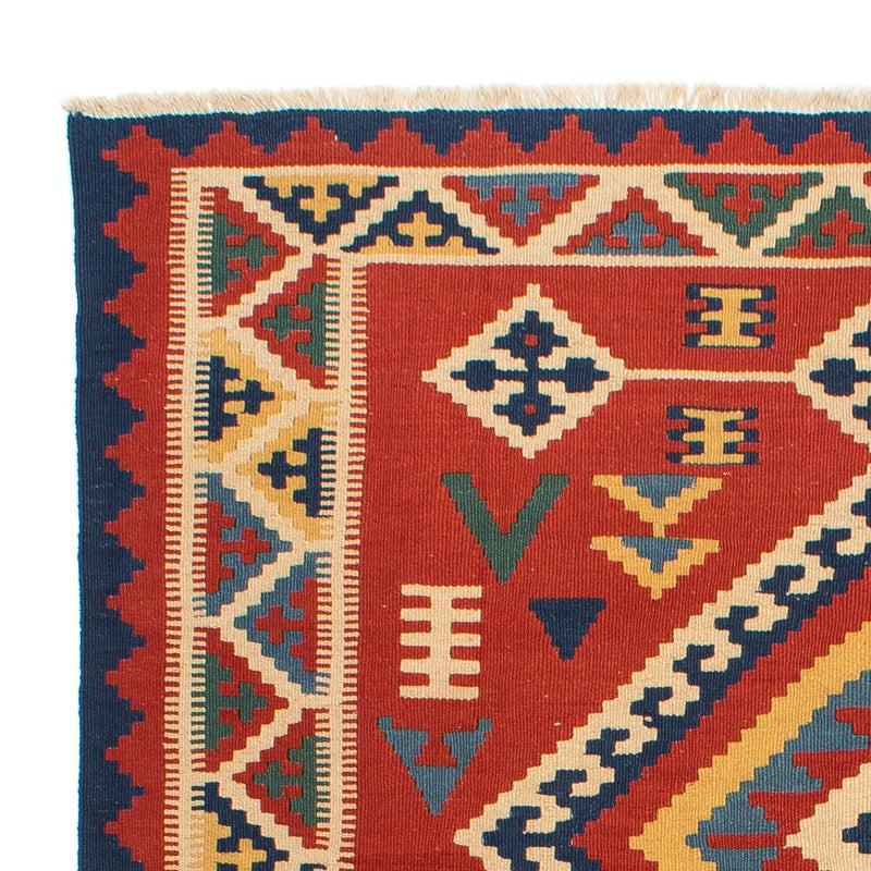 Tappeto Kelim - Orientale - 217 x 160 cm - rosso scuro