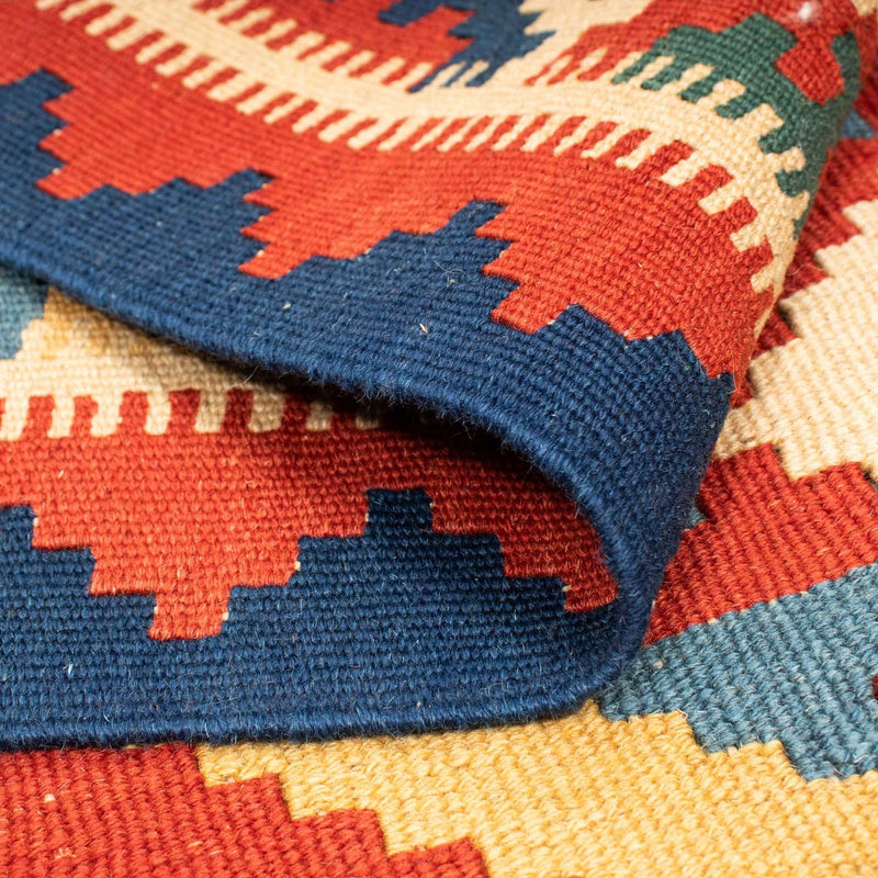 Tappeto Kelim - Orientale - 217 x 160 cm - rosso scuro