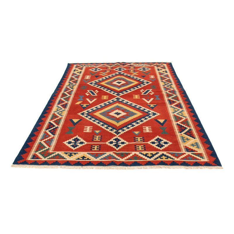 Tappeto Kelim - Orientale - 217 x 160 cm - rosso scuro